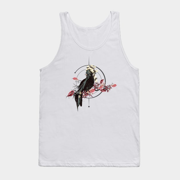 Boho Bird Art Tank Top by BWXshirts